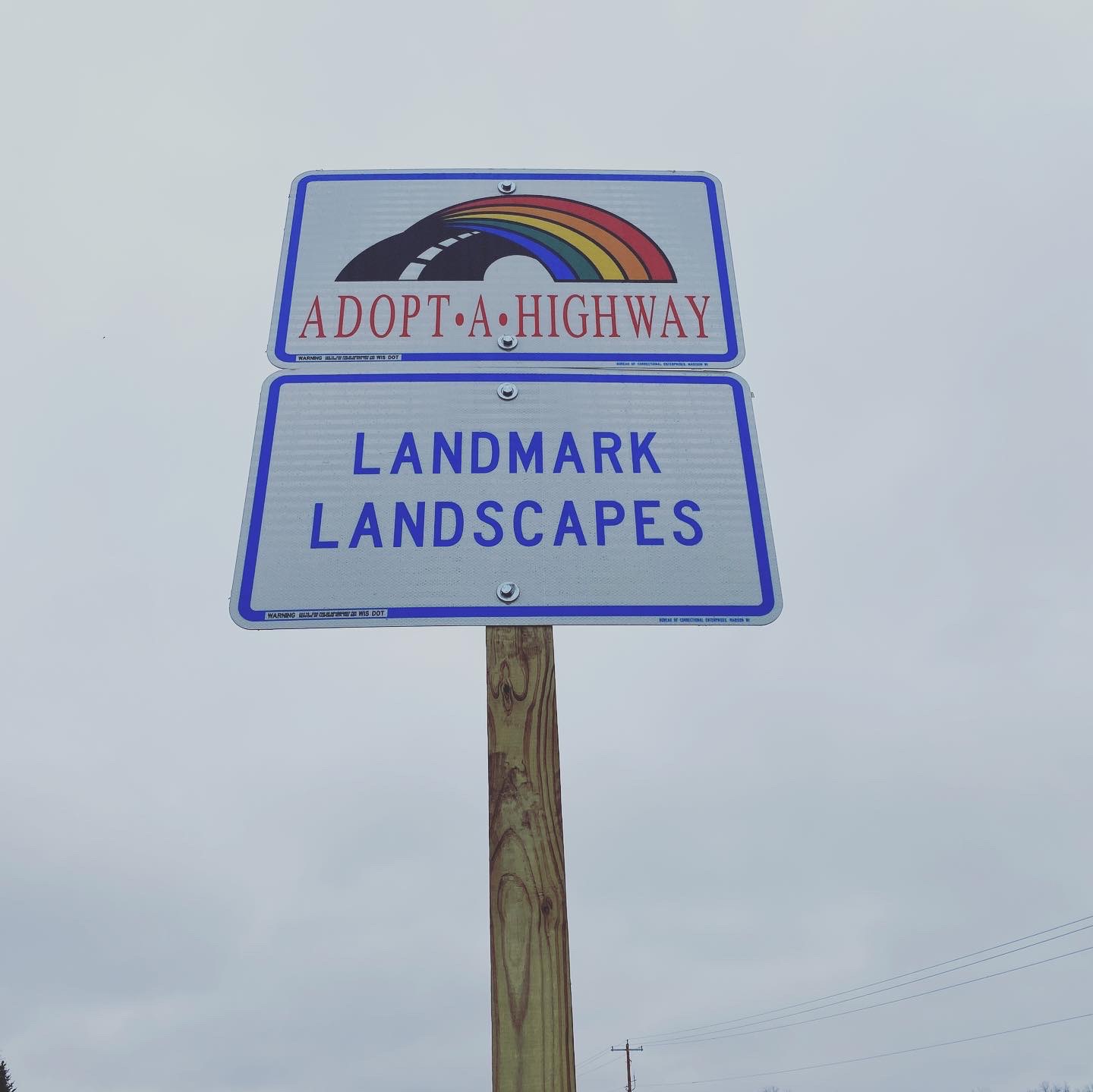 Give Back to the Communities We Serve Landmark Adopts Highway in