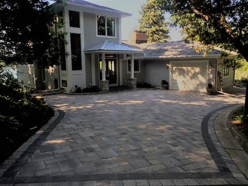 Paver driveway