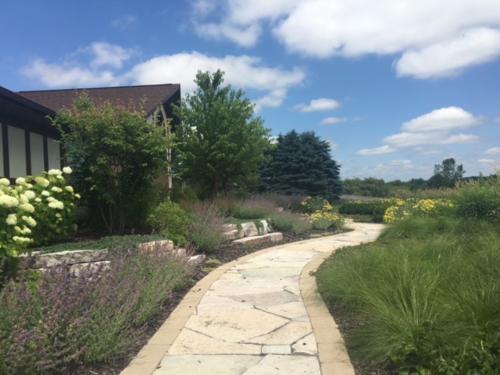 front entry flagstone